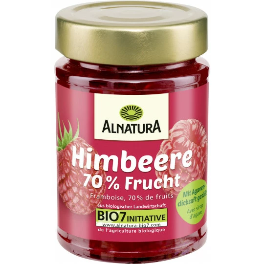 Alnatura Bio Fruchtaufstrich Himbeere Mit Agavendicksaft 200G 1 Alnatura Bio Fruchtaufstrich Himbeere Mit Agavendicksaft 200G