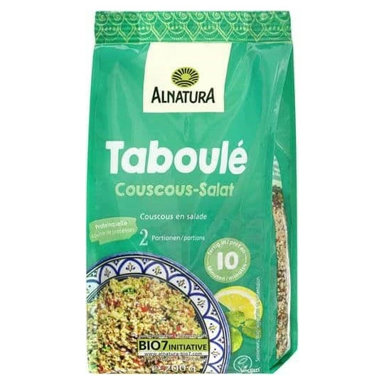 Alnatura Bio Taboulé Couscous-Salat 200G 1 Alnatura Bio Taboulé Couscous-Salat 200G