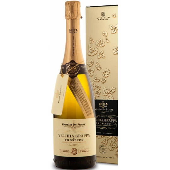 Andrea Da Ponte 8 Annate Vecchia Grappa Di Prosecco 0,7L 1 Andrea Da Ponte 8 Annate Vecchia Grappa Di Prosecco 0,7L