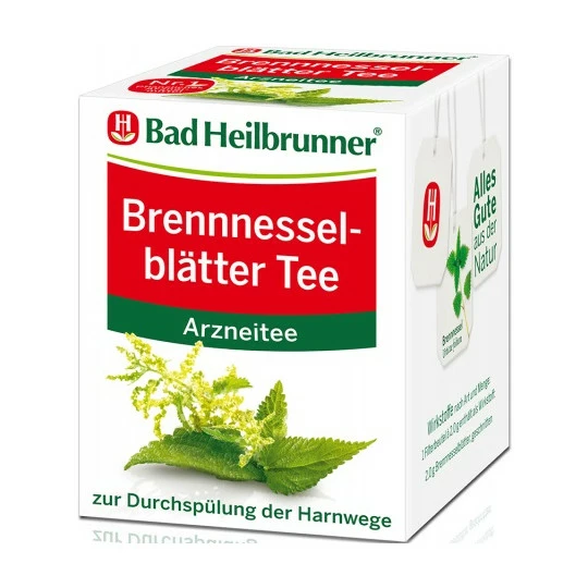 Bad Heilbrunner Brennnesselblätter Tee 8ST 16G 1 Bad Heilbrunner Brennnesselblätter Tee 8ST 16G