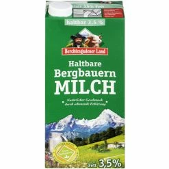 Berchtesgadener Land Haltbare Bergbauern Milch 3,5% 1L