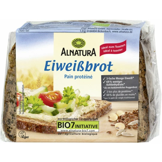 Alnatura Bio Eiweißbrot 250G 1 Alnatura Bio Eiweißbrot 250G