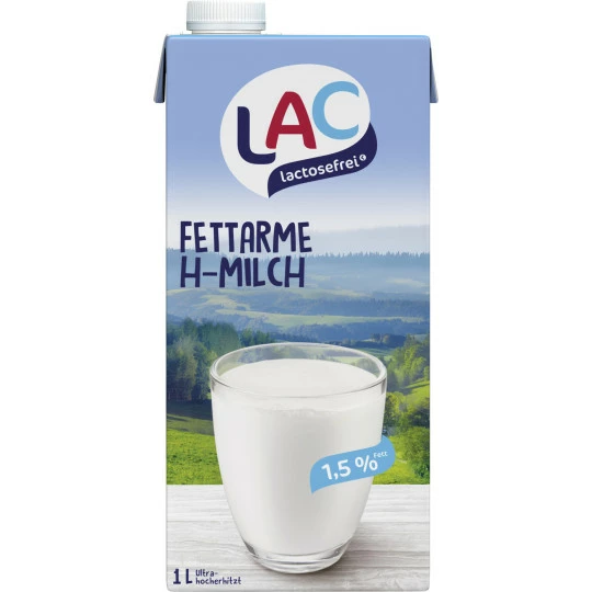 Lactosefrei Fettarme H-Milch 1,5% 1L 1 Lactosefrei Fettarme H-Milch 1,5% 1L
