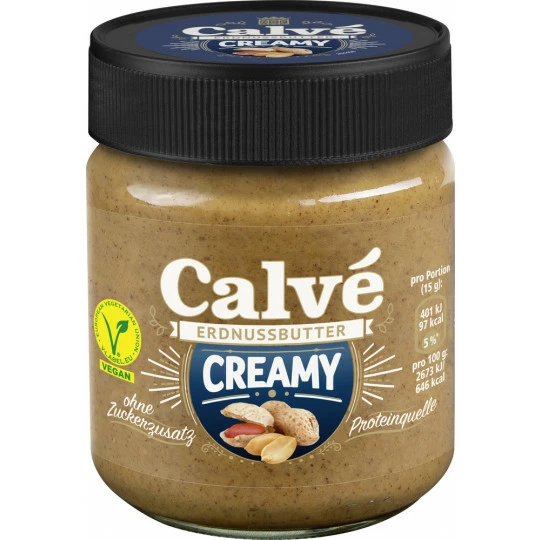 Calvé Erdnussbutter Creamy 210G 1 Calvé Erdnussbutter Creamy 210G