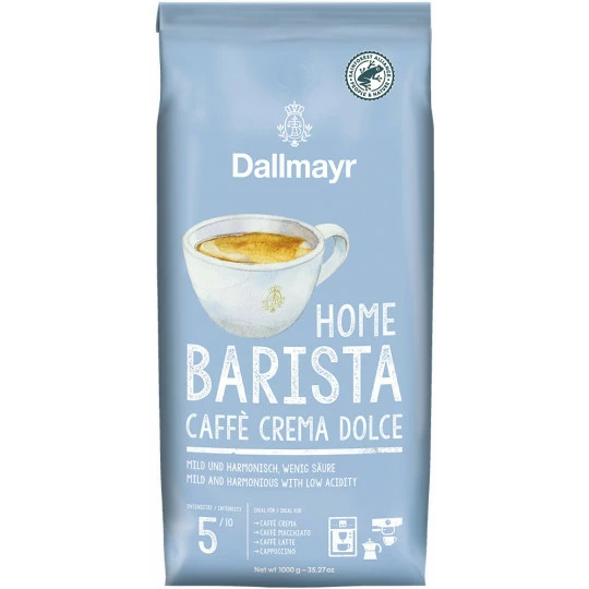 Dallmayr Home Barista Caffee Crema Dolce Ganze Bohne 1KG 1 Dallmayr Home Barista Caffee Crema Dolce Ganze Bohne 1KG
