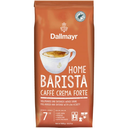 Dallmayr Home Barista Caffè Crema Forte Ganze Bohne 1KG 1 Dallmayr Home Barista Caffè Crema Forte Ganze Bohne 1KG
