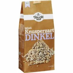 Bauckhof Demeter Bio Müzli Knusperzart Dinkel 425G