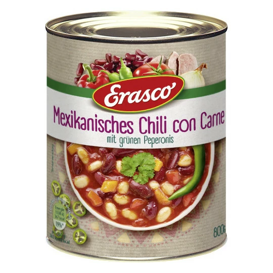 Erasco Mexikanisches Chili Con Carne 800G 1 Erasco Mexikanisches Chili Con Carne 800G
