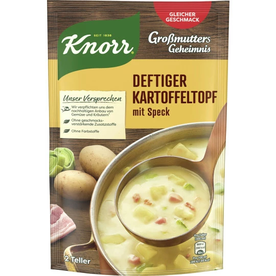 Knorr Großmutters Geheimnis Deftiger Kartoffeltopf 90G 1 Knorr Großmutters Geheimnis Deftiger Kartoffeltopf 90G