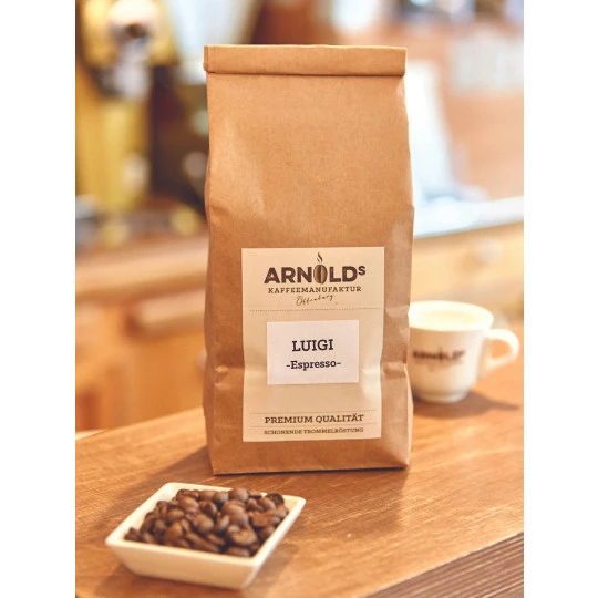 Arnolds Kaffeemanufaktur Luigi Espresso 250G 1 Arnolds Kaffeemanufaktur Luigi Espresso 250G