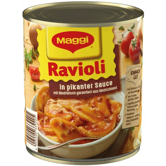 Maggi Ravioli In Pikanter Sauce 800G 1 Maggi Ravioli In Pikanter Sauce 800G