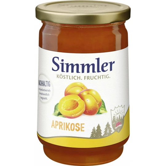 Simmler Konfitüre EXTRA Aprikosen 450G 1 Simmler Konfitüre EXTRA Aprikosen 450G