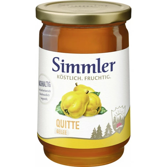 Simmler Quitten Gelee Extra 450G 1 Simmler Quitten Gelee Extra 450G